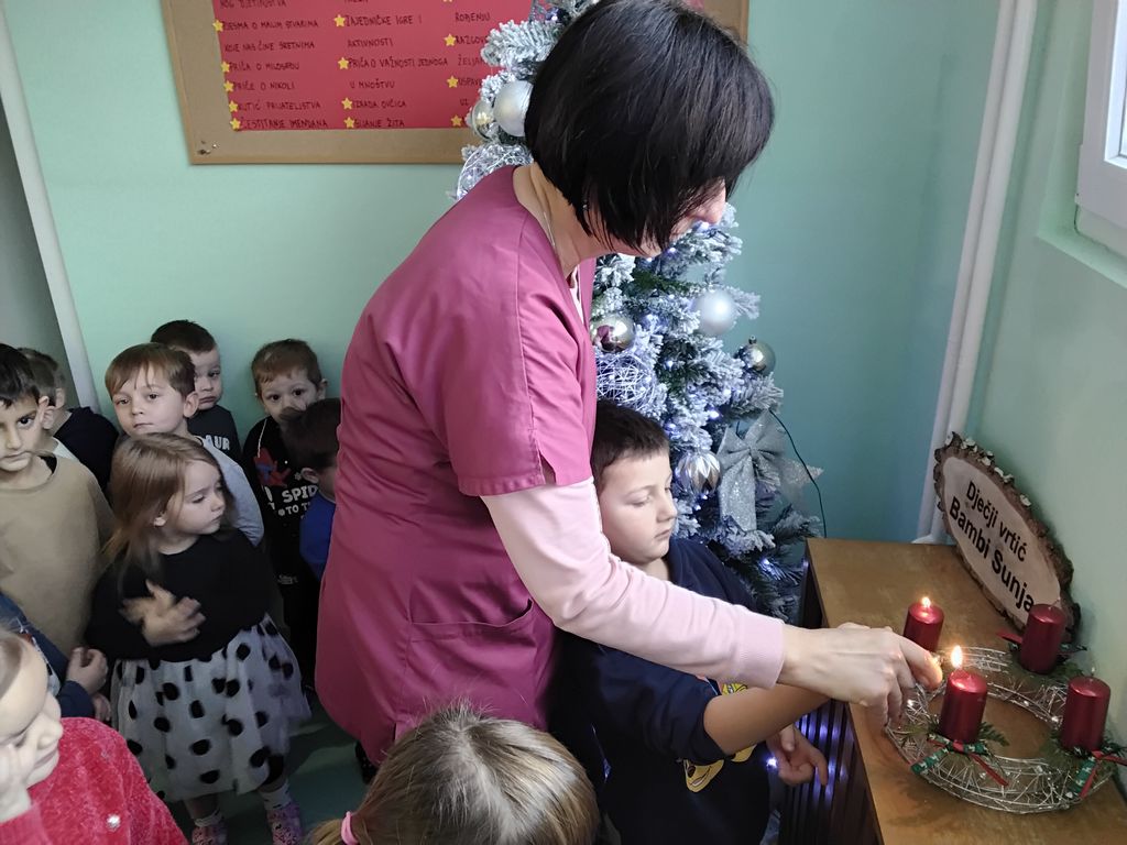 Druga adventska svijeća u našem vrtiću – svijeća Mira