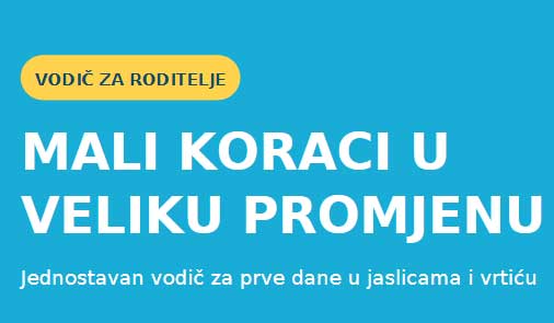 Jednostavni vodič za prve dane u jaslicama i vrtiću