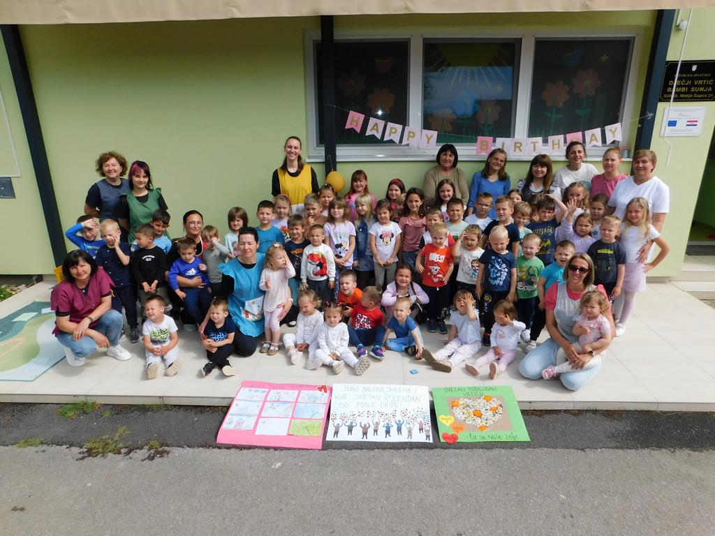 Sretan rođendan Dječji vrtić Bambi Sunja